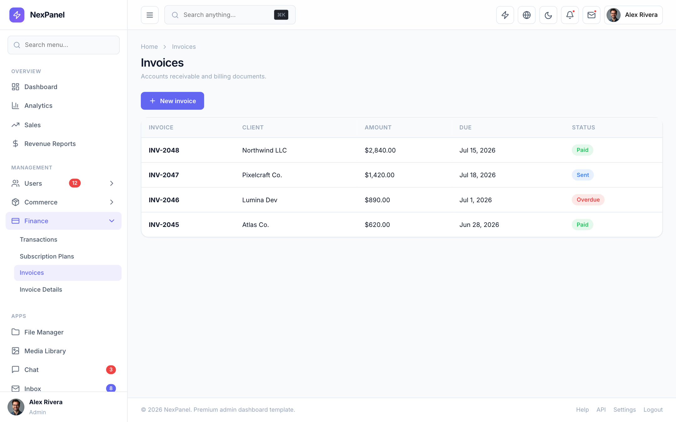 Invoices