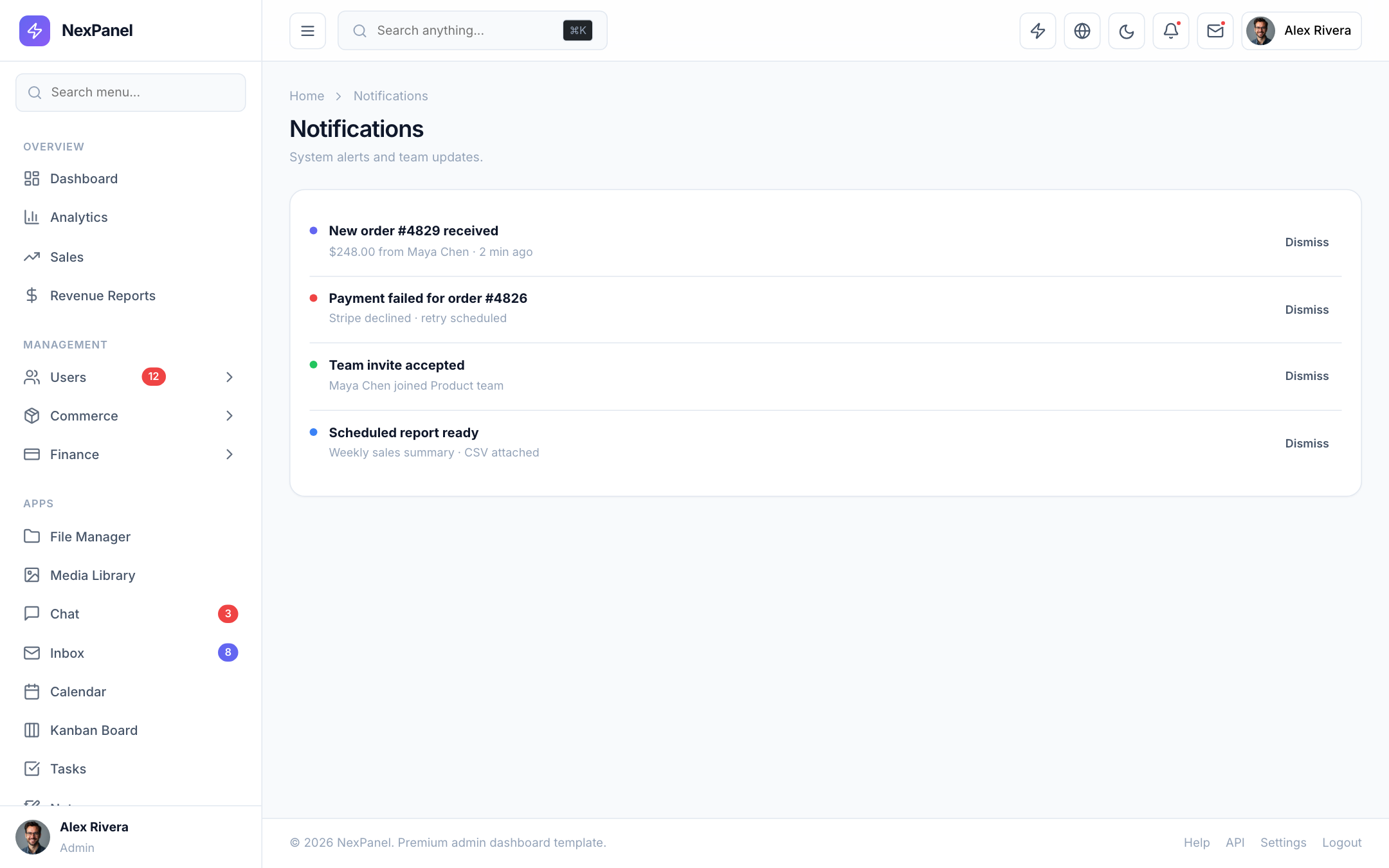 Notifications