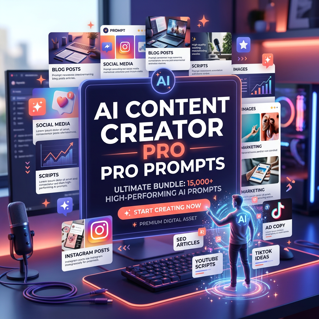 AI Content Creator Pro Prompts (180+)