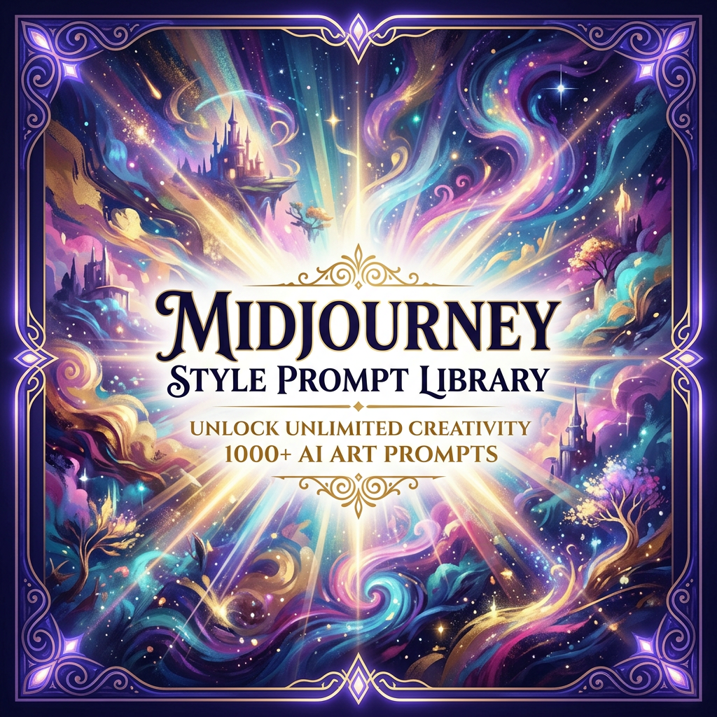 Midjourney Style Prompt Library (250+ Styles)