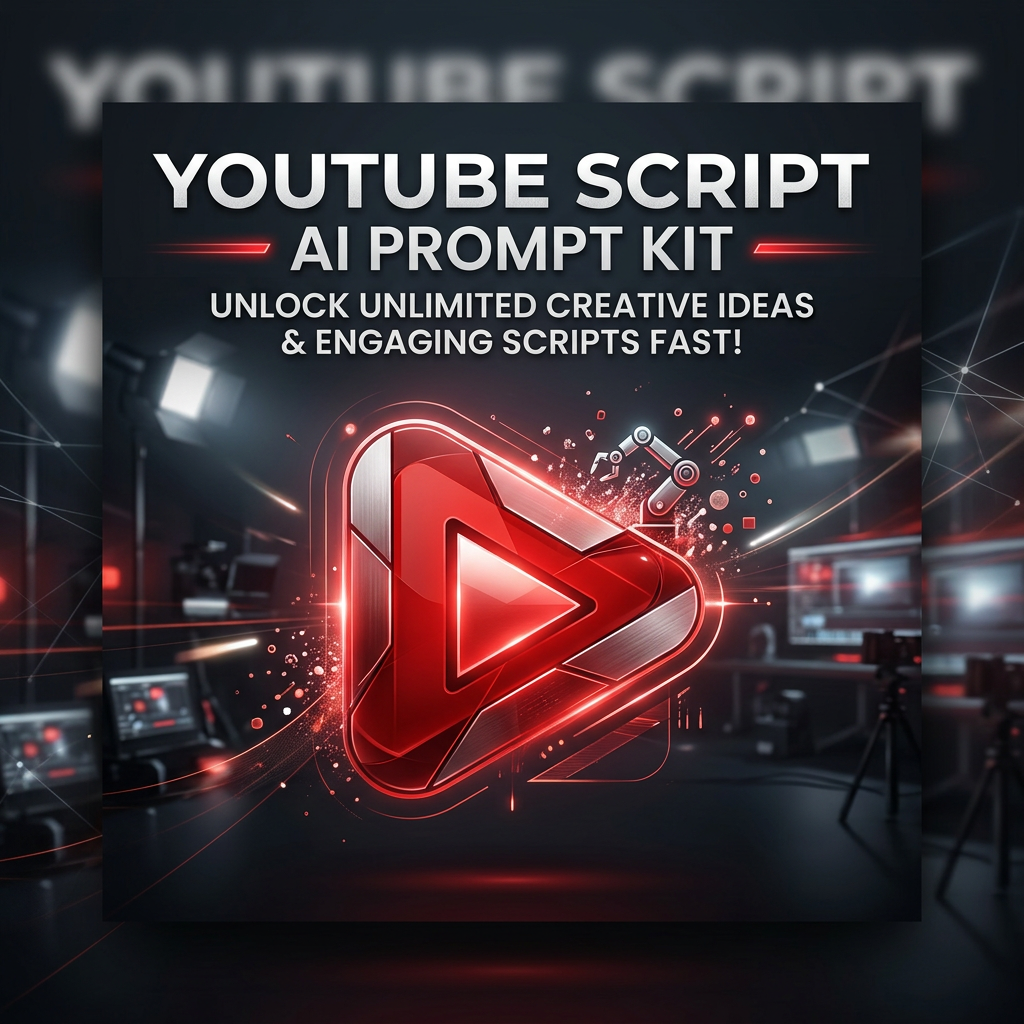 YouTube Script AI Prompt Kit (180+)