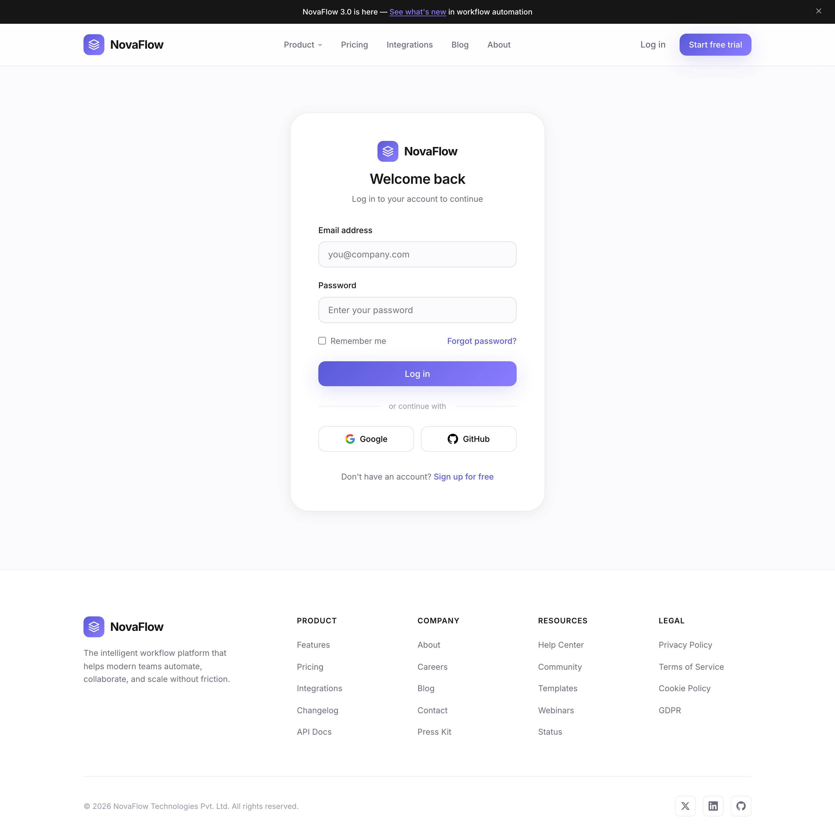 Login