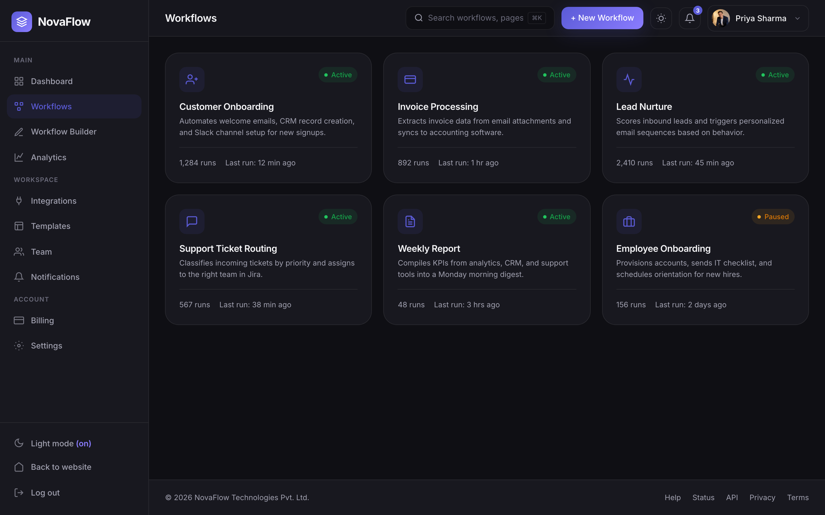 App Workflows